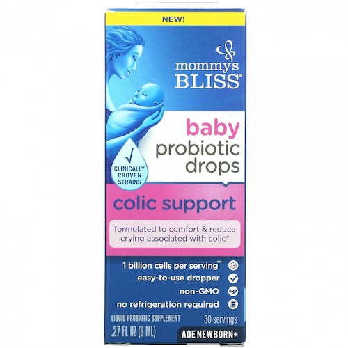 Mommy's Bliss, капли с пробиотиком для облегчения кишечных колик у грудных детей от рождения и старше, 8 мл (27 жидк. унций) #1