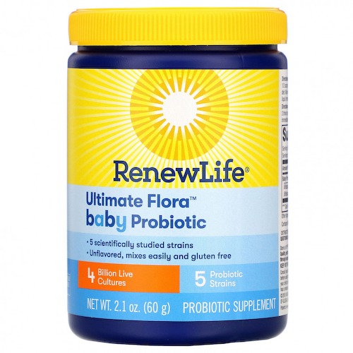 Renew Life, Ultimate Flora, детский пробиотик, 4 миллиарда живых культур, 60 г (2,1 унции) #1