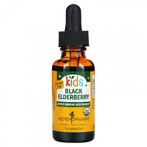 Herb Pharm, Сироп для детей из бузины черной, безалкогольный, 1 жидкая унция (30 мл) #1