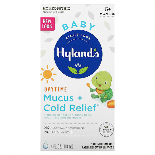 Hyland's, для детей, муколитическое и противопростудное средство, для дневного применения, от 6 месяцев, 118 мл (4 жидк. унции) #1