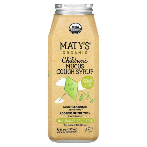 Maty's, Органический детский сироп от кашля, для детей от 1 года, 177 мл (6 жидк. Унций) #1