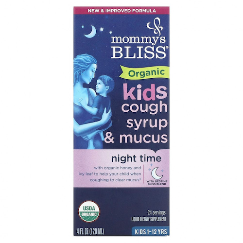 Mommy's Bliss, Для детей, органический сироп от кашля, для приема перед сном, от 1 до 12 лет, 120 мл (4 жидк. Унции) #1
