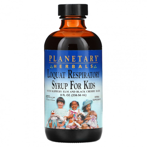 Planetary Herbals, Сироп для детей с мушмулой, 8 жидких унций (236,56 мл) #1