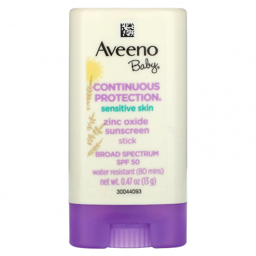 Aveeno, Baby, солнцезащитный стик с оксидом цинка, SPF 50, без отдушек, 13 г (0,47 унции) #1