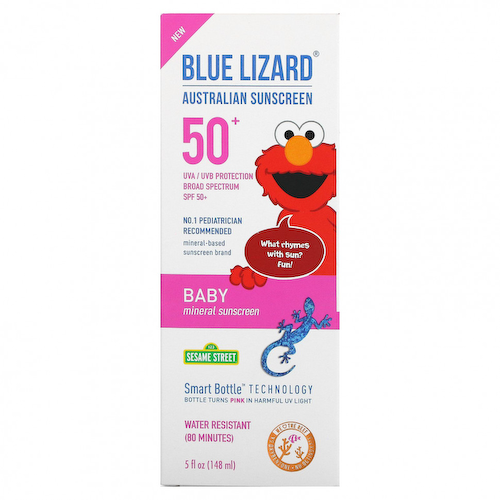 Blue Lizard Australian Sunscreen, Для детей, минеральное солнцезащитное средство, SPF 50+, 148 мл (5 жидк. Унций) #1