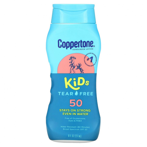 Coppertone, Kids, без слез, солнцезащитный лосьон, SPF 50, 237 мл (8 жидк. Унций) #1