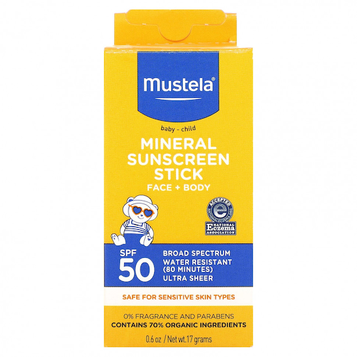 Mustela, Минеральное солнцезащитное средство-стик для детей, SPF 50, 17 г (0,6 унции) #1