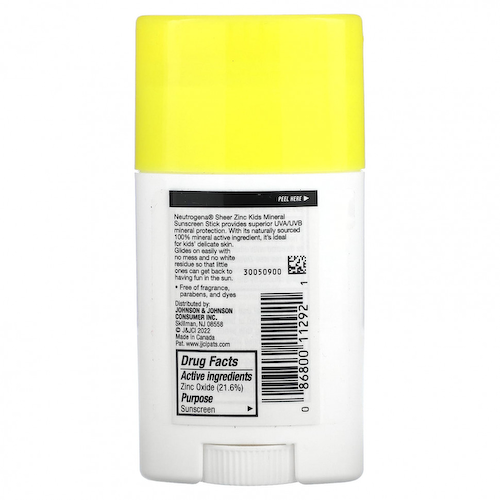 Neutrogena, Kids, солнцезащитный стик с прозрачным цинком и минералами, Big Stick, SPF 50+, 42 г (1,5 унции) #1