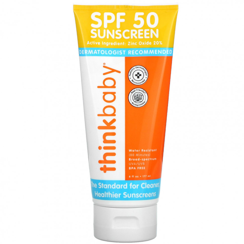 Think, Thinkbaby, солнцезащитный крем, фактор защиты SPF 50+, 6 жидк. унц. (177 мл) #1