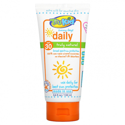 TruKid, Sunny Days, ежедневное солнцезащитное средство, SPF 30, светлый цитрус, 100 мл (3,4 жидк. Унции) #1