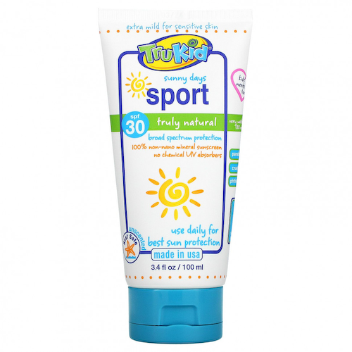 TruKid, Sunny Days Sport, солнцезащитное средство, SPF 30, без запаха, 100 мл (3,4 жидк. Унции) #1