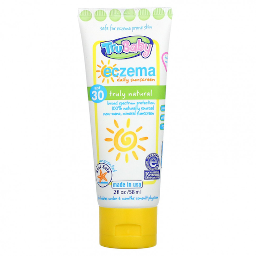 TruKid, TruBaby, ежедневное солнцезащитное средство от экземы, SPF 30, без запаха, 58 мл (2 жидк. Унции) #1