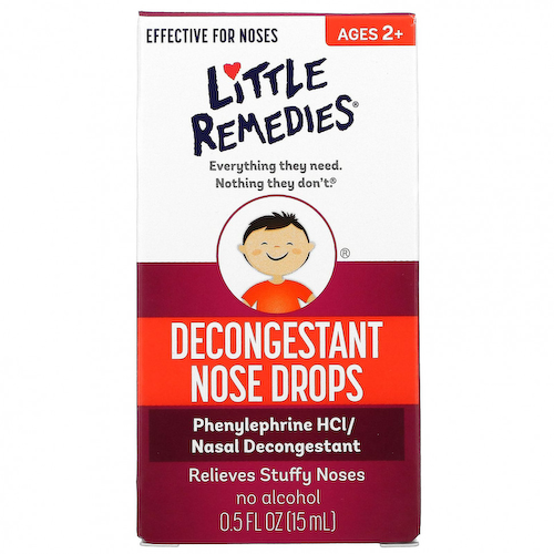 Little Remedies, Противозастойные капли для носа, для детей от 2 лет, 15 мл (0,5 жидк. Унции) #1