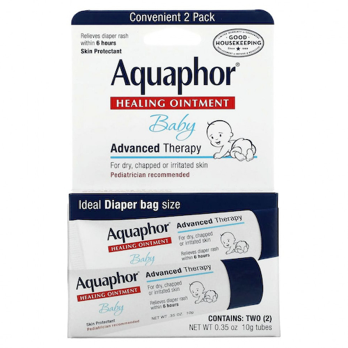 Aquaphor, Детская лечебная мазь, 2 тюбика, 10 г (0,35 унции) #1