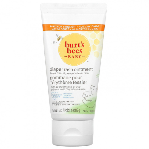 Burt's Bees, Baby, мазь от подгузников, максимальная эффективность, 85 г (3 унции) #1