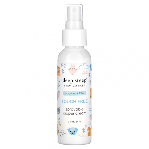 Deep Steep, Premium Baby, спрей-крем для детей без прикосновения, без отдушек, 89 мл (3 жидк. Унции) #1