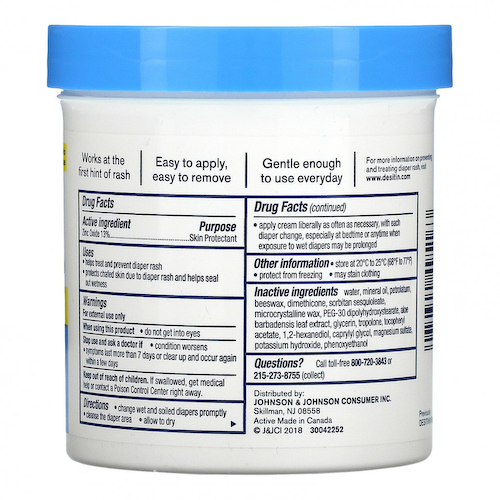 Desitin, крем для устранения опрелостей, ежедневная защита, 453 г (16 унций) #1