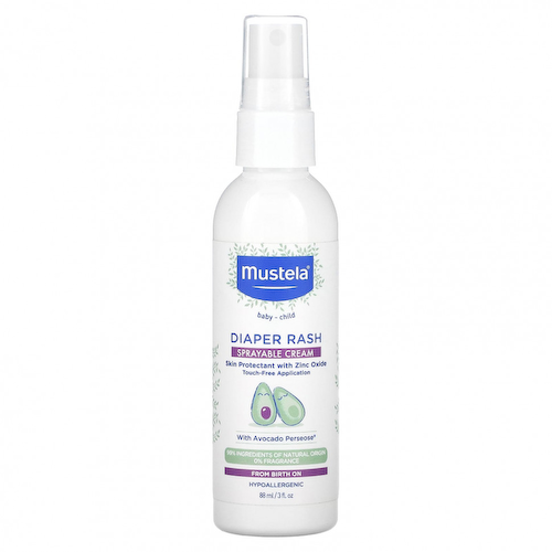 Mustela, Diaper Rash, спрей, без отдушек, 88 мл (3 жидк. Унции) #1