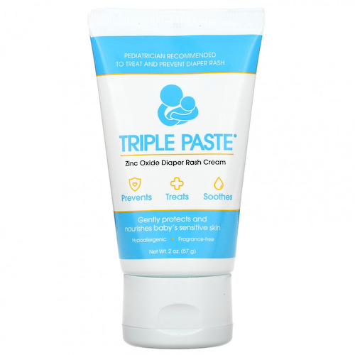 Triple Paste, Крем от подгузников с оксидом цинка, без отдушек, 57 г (2 унции) #1