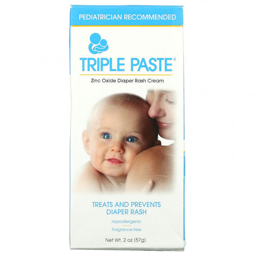 Triple Paste, Крем от подгузников с оксидом цинка, без отдушек, 57 г (2 унции) #1