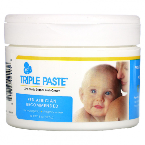 Triple Paste, Крем от подгузников с оксидом цинка, без отдушек, 227 г (8 унций) #1