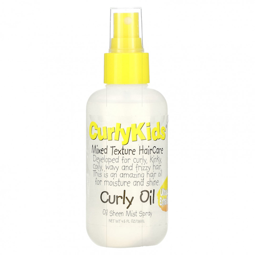 CurlyKids, Curly Oil Sheen Mist, спрей, 138 мл (4,6 жидк. Унции) #1