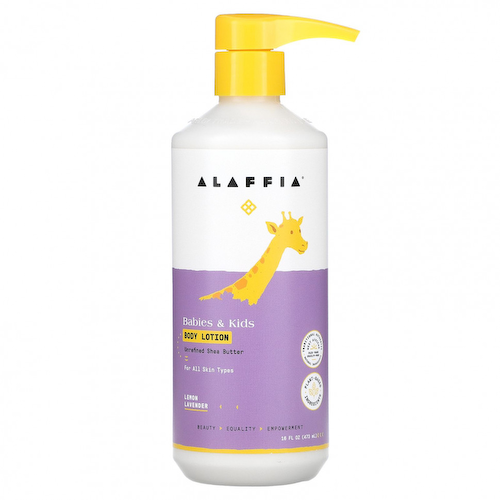 Alaffia, Лосьон для тела для детей, лимон и лаванда, 473 мл (16 жидк. Унций) #1
