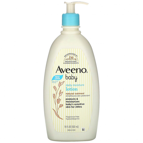 Aveeno, Baby, увлажняющий лосьон для ежедневного применения, без отдушки, 532 мл (18 жидк. унций) #1