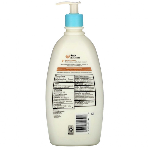 Aveeno, Baby, увлажняющий лосьон для ежедневного применения, без отдушки, 532 мл (18 жидк. унций) #1