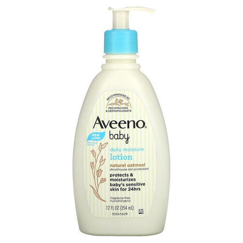 Aveeno, Baby, увлажняющий лосьон для ежедневного применения, для детей, без запаха, 354 мл (12 жидк. унций) #1