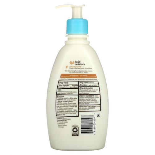 Aveeno, Baby, увлажняющий лосьон для ежедневного применения, для детей, без запаха, 354 мл (12 жидк. унций) #1