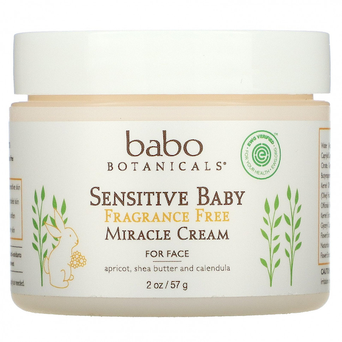 Babo Botanicals, Крем для лица Sensitive Baby Miracle, без отдушек, 57 г (2 унции) #1