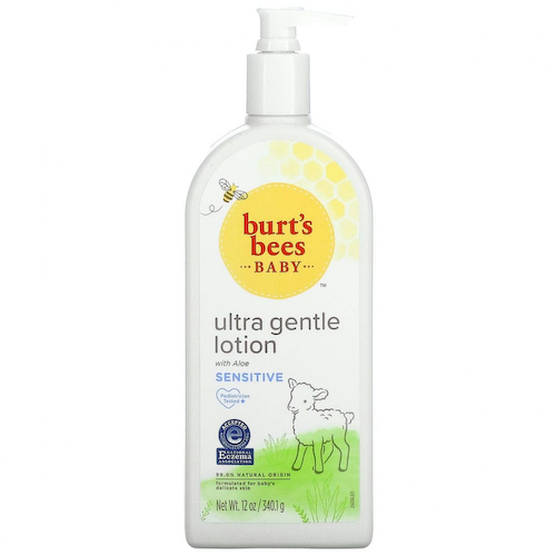Burt's Bees, Baby, ультра нежный лосьон с алоэ, для чувствительной кожи, 340,1 г (12 унций) #1