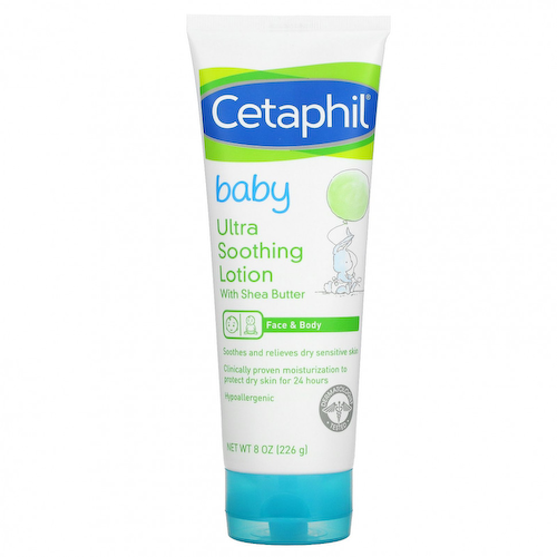 Cetaphil, DailyAdvance, детский ультрауспокаивающий лосьон с маслом ши, 226 г (8 унций) #1