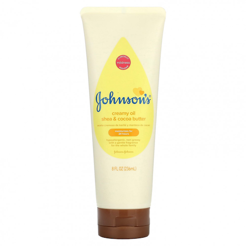 Johnson & Johnson, Сливочное масло, масло ши и какао, 236 мл (8 жидк. Унций) #1