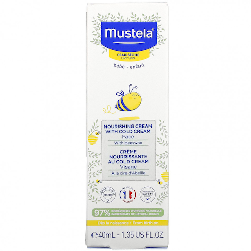 Mustela, питательный охлаждающий детский крем для лица, для сухой кожи, 40 мл (1,35 жидк. унции) #1