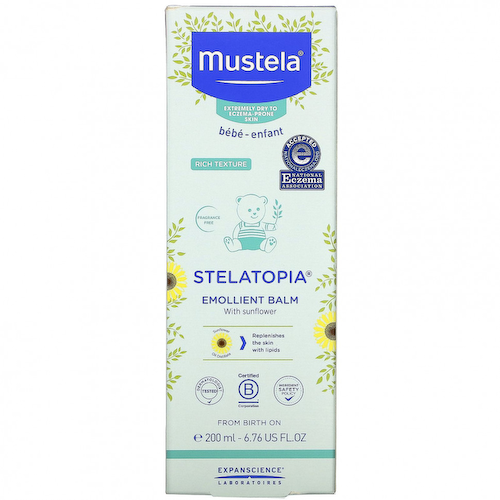 Mustela, Stelatopia, смягчающий бальзам с подсолнечником, 6,76 жидких унций (200 мл) #1