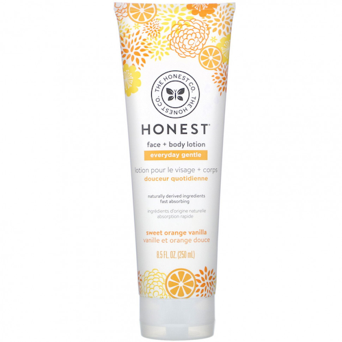 The Honest Company, Everyday Gentle, Лосьон для лица и тела, сладкий апельсин и ваниль, 8,5 жидких унций (250 мл) #1