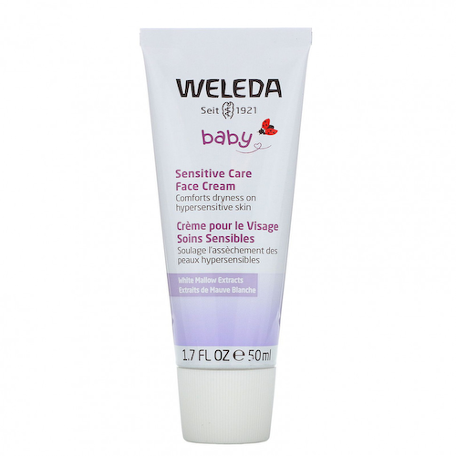 Weleda, Детский крем для чувствительной кожи, с экстрактом белой мальвы, 50 мл (1,7 жидк. Унции) #1