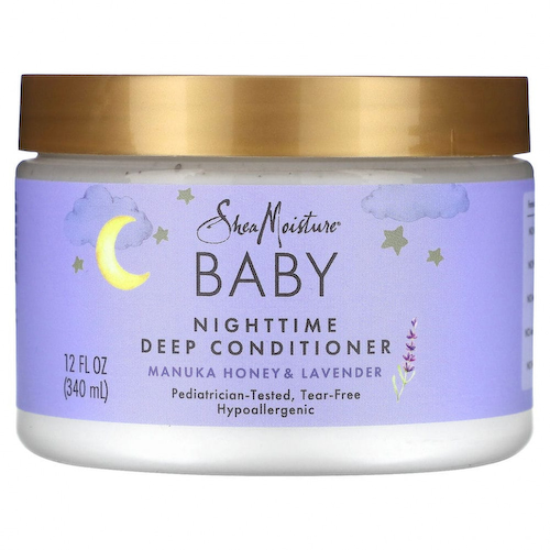 SheaMoisture, Baby, ночной кондиционер, мед манука и лаванда, 340 мл (12 жидк. Унций) #1