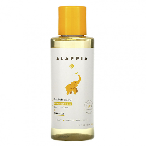 Alaffia, Baobab Baby, питательное масло, ромашка, 106 мл (3,6 жидк. Унции) #1