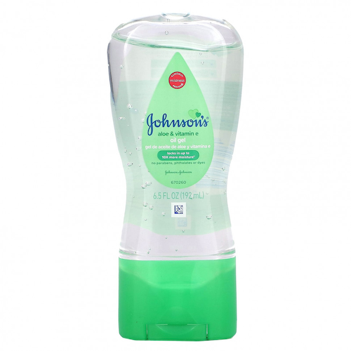 Johnson & Johnson, Масляный гель, алоэ и витамин E, 192 мл (6,5 жидк. Унции) #1