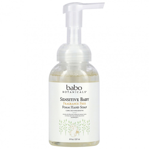 Babo Botanicals, Мыло для рук Sensitive Baby Foam, без отдушек, 8 жидких унций (237 мл) #1