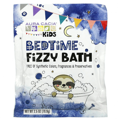 Aura Cacia, Kids, газированная ванна перед сном, 70,9 г (2,5 унции) #1