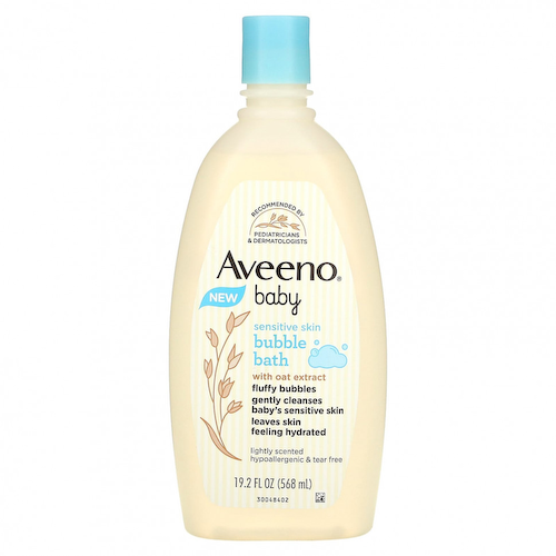 Aveeno, Baby, пенная ванна с экстрактом овса, 568 мл (19,2 жидк. Унции) #1