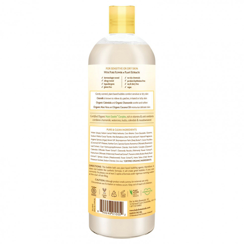 Babo Botanicals, Увлажняющее средство для умывания и ванной Baby Bubble Bath & Wash, календула с овсяным молоком, 15 ж. унц. (450 мл) #1