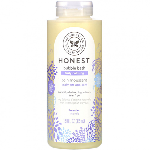 The Honest Company, Поистине успокаивающая пена для ванн, лаванда, 12,0 жидких унций (355 мл) #1