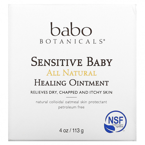 Babo Botanicals, Sensitive Baby, All Natural, лечебная мазь, 113 г (4 унции) #1