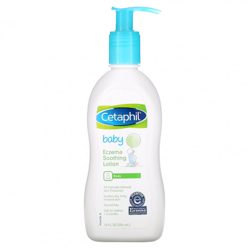 Cetaphil, Baby, Успокаивающий лосьон от экземы, 10 жидких унций (296 мл) #1