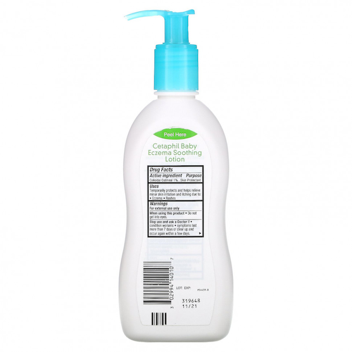 Cetaphil, Baby, Успокаивающий лосьон от экземы, 10 жидких унций (296 мл) #1